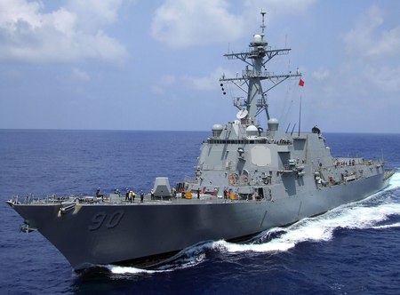 USS Chafee - american, guided, navy, missile, chafee, uss, destroyer