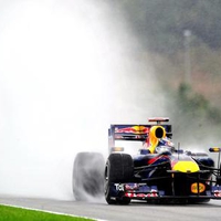 Sebastien Vettel Rain