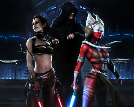 both sides - sw, jedi, sith, art