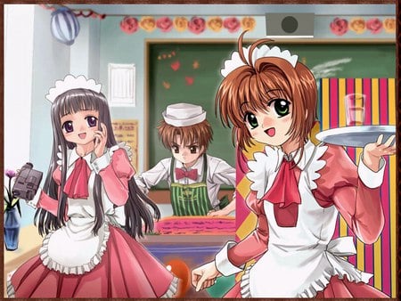 Welcome to Our Cafe - anime, sakura, card captor, syaoran, girl, lee