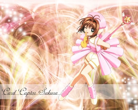 It's A Secret - anime, secret, sakura, card captor, girl, pink