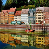 colorful houses