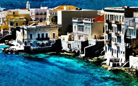 syros - architecyure, water, house, outdoor