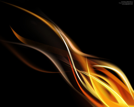 Fire Flame - black, flame, orange, fire