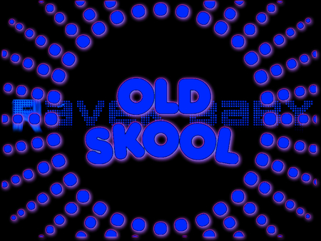 OLDSKOOL RAVERBABY blue pink - raver, oldskool, blue, labrano, oldschool, pink