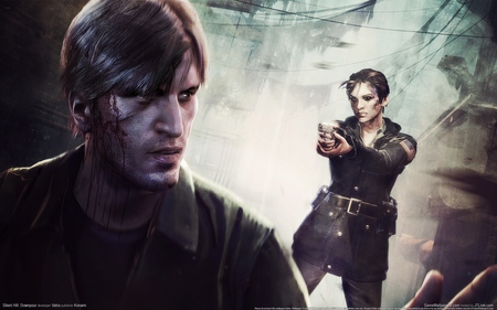 Silent Hill: Downpour - gun, girl, silent hill, video game, silent hill- downpour, fantasy, adventure, action, downpour