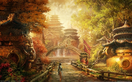 Blade & Soul - pretty, video game, beauty, hot, blade and soul, girl, cg, concept art, fantasy, place, sexy, female