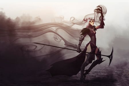 Dragon Age - anime, female, warrior, hot, dragon age, dragon age ii, dragon age 2, cg, elf, fantasy, hd, weapon, video game