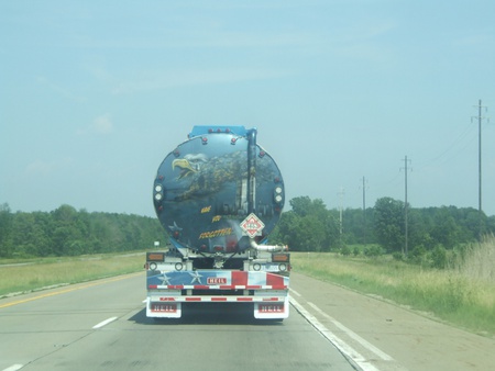 Did you Forget - truck, highway, trees, sky