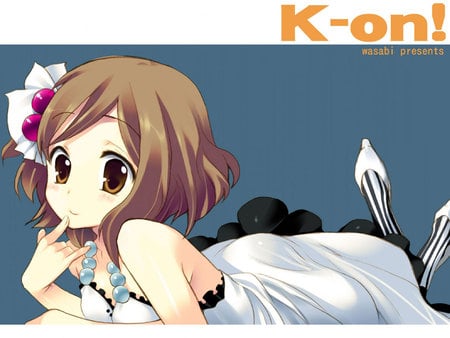 K-On - k-on, awesomme, lying, girl, dress