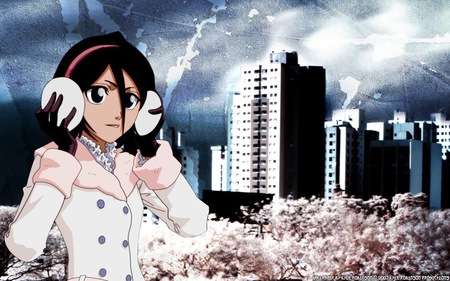 Rukia in the city - soul society, world of the living, out of the, into the