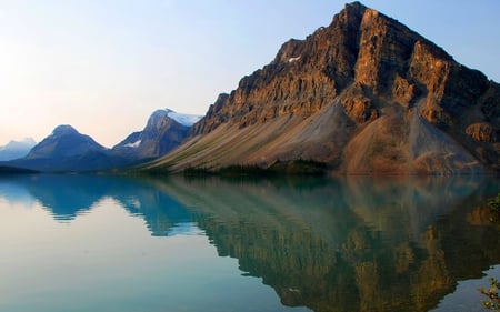 ROCKY MOUNTAIN - lake, mountain, reflection, rocky