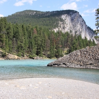 Mountains & Rivers & sand in Banff Alberta National Park 10