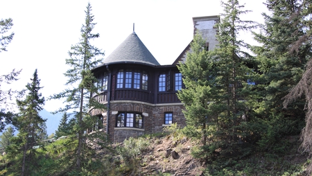 Trees nature in Banff Alberta National Park 12 - nature, brown, trees, forest, castle, photography, green, hotel