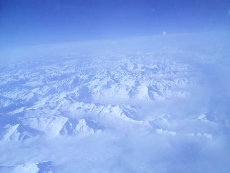 View of Airplane - airplane, cloud, nature, sun