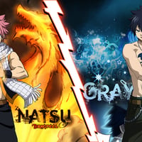 Natsu vs Gray