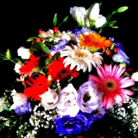 light color bouquet