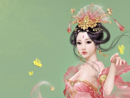 Fantasy girl - woman, young, girl, people, fantasy