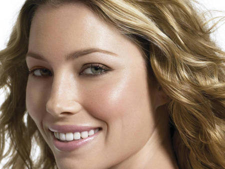 Untitled Wallpaper - teeth, smile, jessica biel