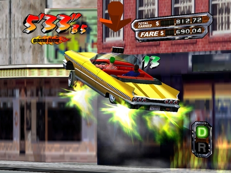 Crazy Taxi Screenshot - screenshot, crazy taxi