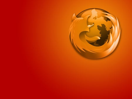 Orange Firey Firefox - firefox