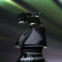 Black Knight - Chess Piece