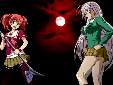 Cocoa vs moka.... - moon, dark, vampires, clouds