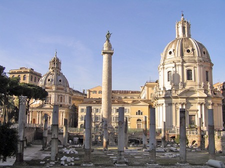 Columna de Trajano(Trajan's Column) - roman emperor, arquitecture, spanish emperor, italy, rome, trajans column, columna de trajano