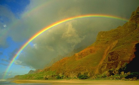 rainbow mountain - rainbow