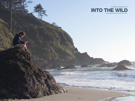 enjoying man - rock, beach