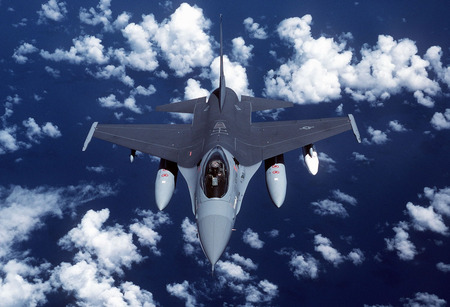 General Dynamics F-16 Fighting Falcon - fighting falcon, f16, general dynamics, united states air force, jet fighter, falcon, f-16