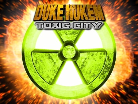 DUKE NUKEM TOXIC CITY - nuke, explosion, fps, apogee, toxic city, duke nukem, duke nukem toxic city, nuclear, nukem, city, toxic, duke