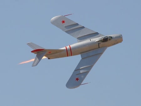 Mig-17 - mikoyan, soviet, jet fighter, russian