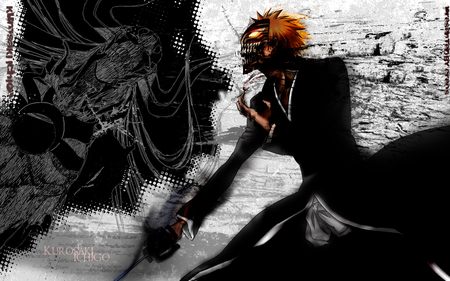 Ichigo going into the vizard - this, is hard, dont you think, wallpaper