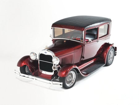 Model A Tudor - ford, hot rod, custom, 28