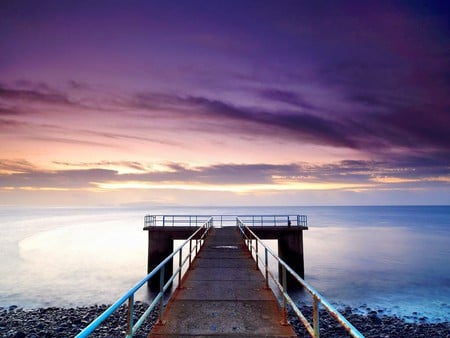 old pier - ocean, nature, piers, outdoors