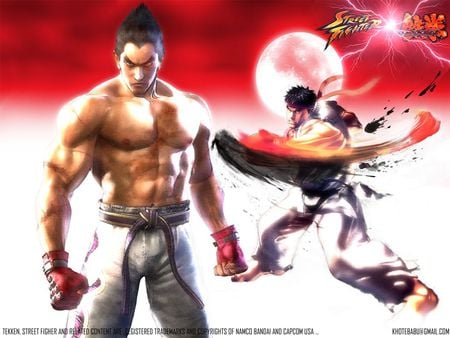 Tekken vs Steet Fighter - kazuya, vs, tekken, ryu, street fighter