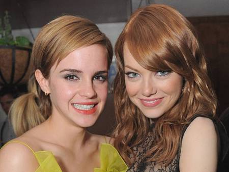 Two Emmas - emma, actress, emma stone, emma watson