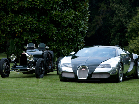 bugatti - wallpaper, black, bugatti veyron, bugatti grand prix, nature