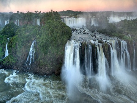 amazing water fall - nice, nature, amazing, big, great, super