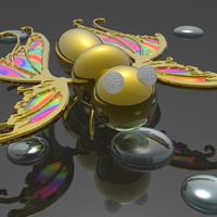 Gold Flutterbug