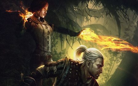 Assassins of Kings - assassin, magic, video game, the witcher 2, fantasy, fire, the witcher, hd, assassins of kings, witcher, the witcher 2- assassins of kings, adventure, soul