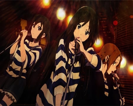 g o o d b y e ? - kawaii, sayonara, last, dark, k-on, music, finale, fin, one, city, ritsu, azusa, lights, cute, mio, song, goodbye