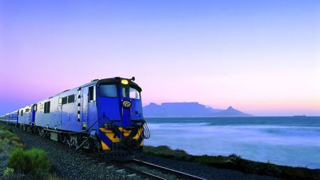 Blue Train - train, cool, picture, blue