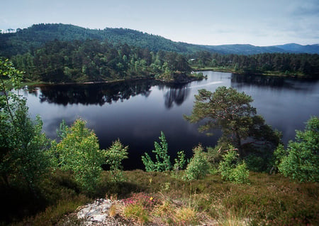 Scotland - Loch Beinn A Mheadhoin - lochs, loch, scotland, lakes