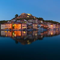 house from lake