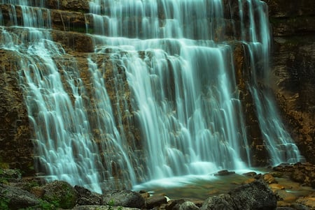 Falls - waterfalls, nature, rocks, falls