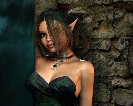 Sexy Elf - elf, 3d, fantasy, sexy