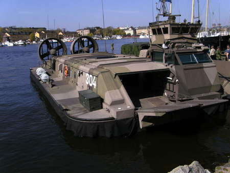 Swedish navys hovercraft - combat, swedish, camouflage, military