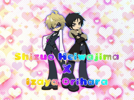 Shizuo Heiwojima X Izaya Orihara - panty and stocking, izaya, shizuo, durarara